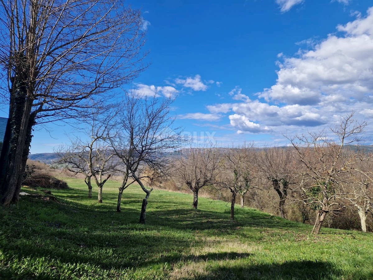 ISTRA, MOTOVUN - Zemljišče z impresivnim razgledom