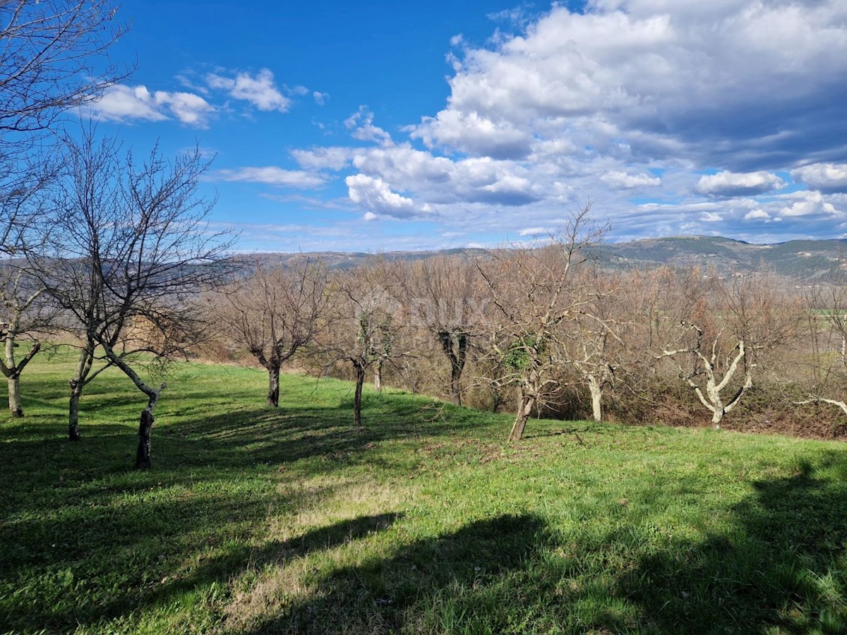 ISTRA, MOTOVUN - Zemljišče z impresivnim razgledom