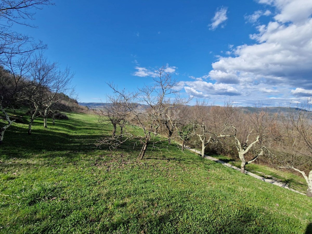 ISTRA, MOTOVUN - Zemljišče z impresivnim razgledom