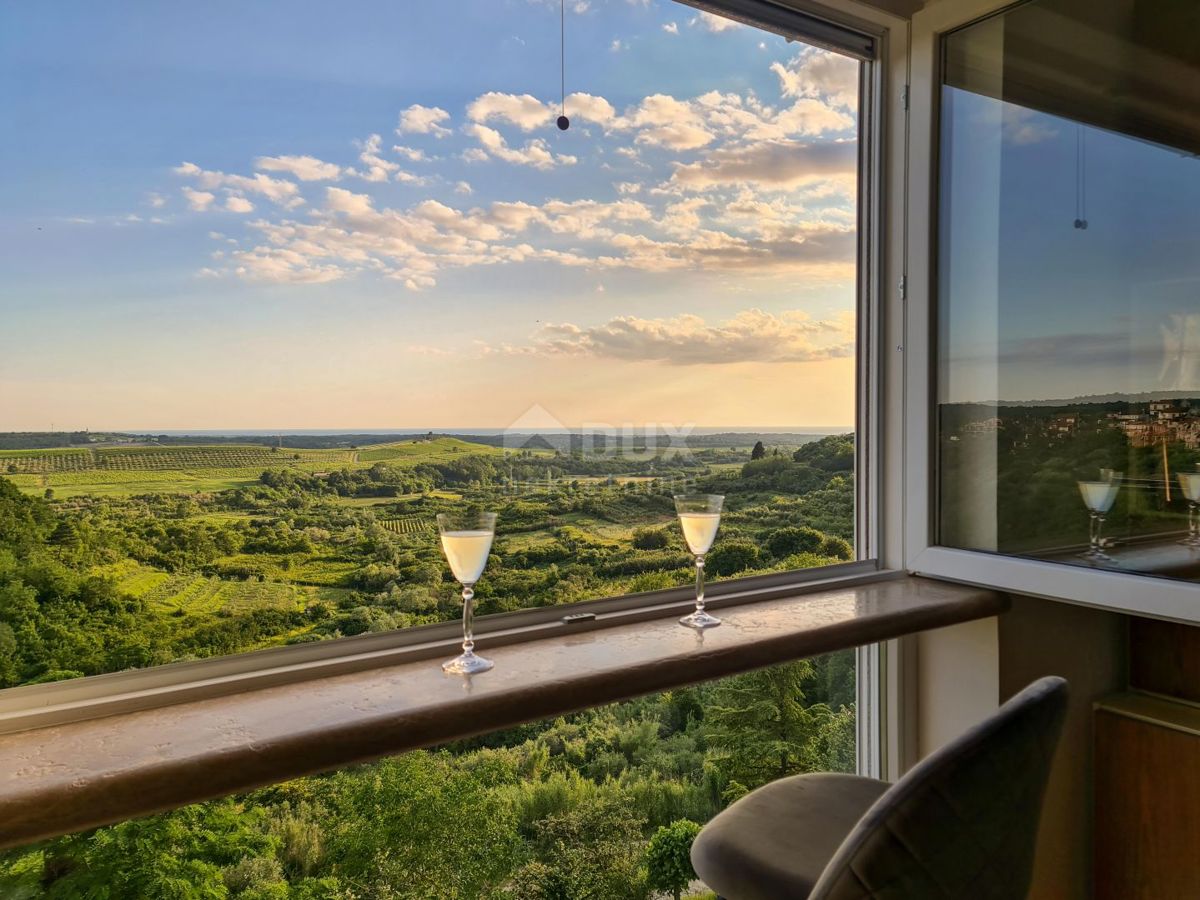 ISTRA, BUJE - Na novo prenovljen apartma s pogledom na morje