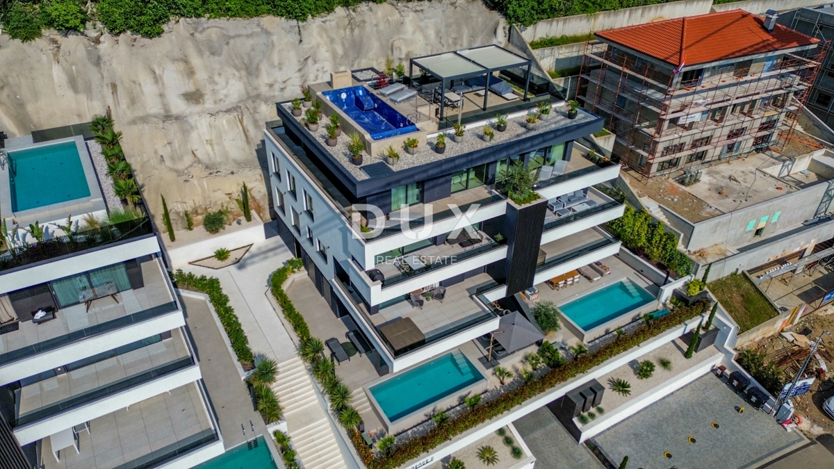 OPATIJA, CENTER - 134m2 prestižna stavba v vrhunski novogradnji, panoramski pogled na morje