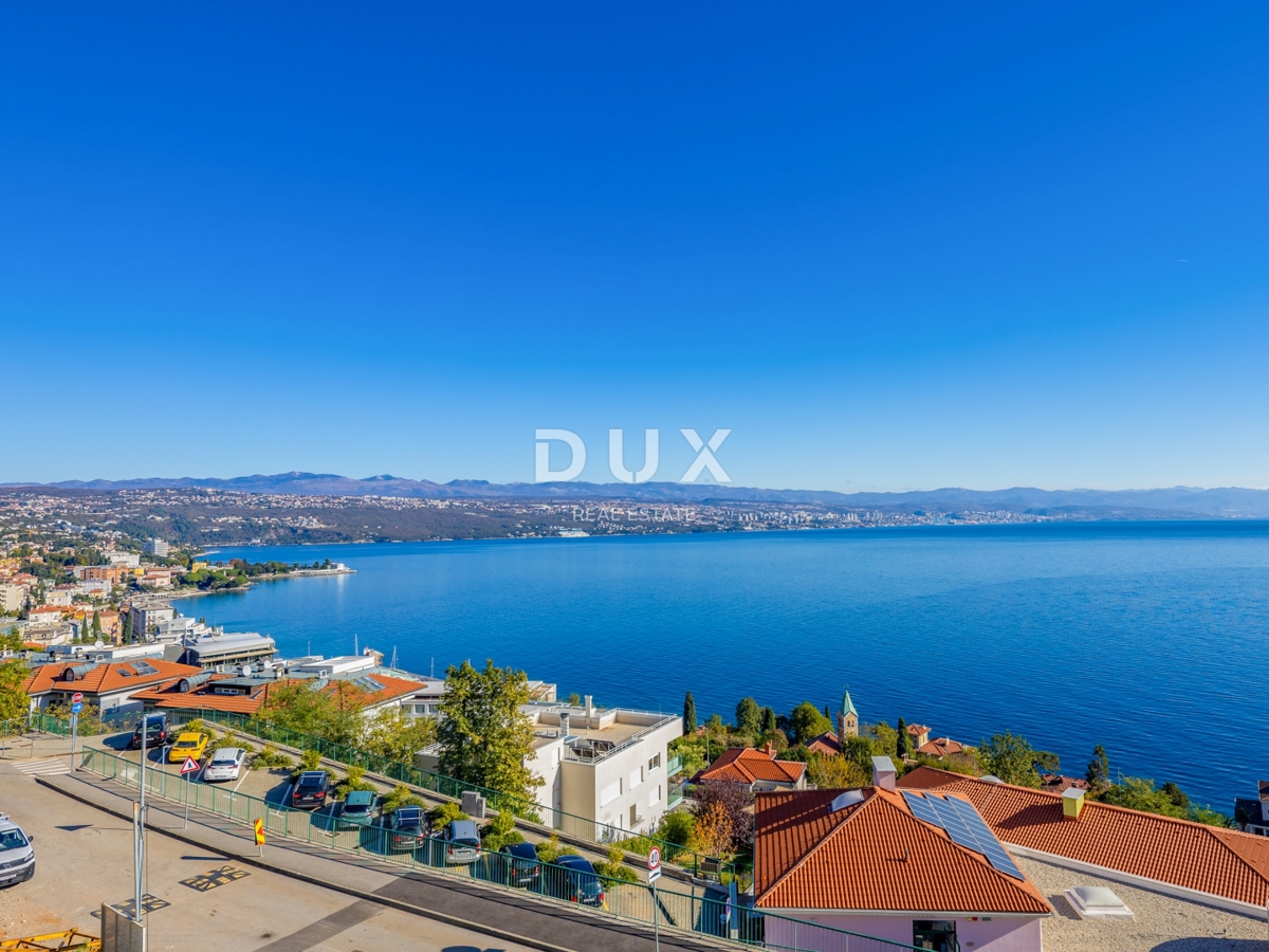 OPATIJA, CENTER - 134m2 prestižna stavba v vrhunski novogradnji, panoramski pogled na morje
