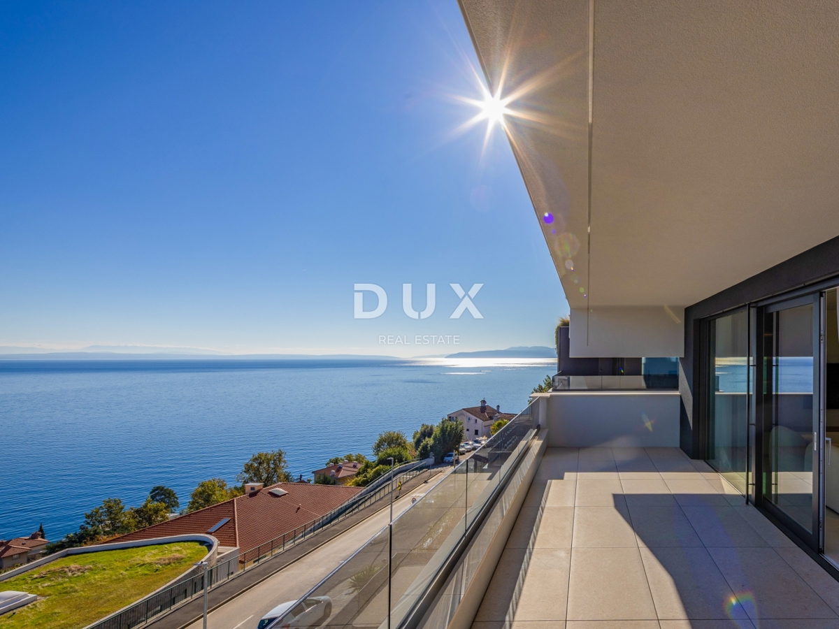 OPATIJA, CENTER - 134m2 prestižna stavba v vrhunski novogradnji, panoramski pogled na morje