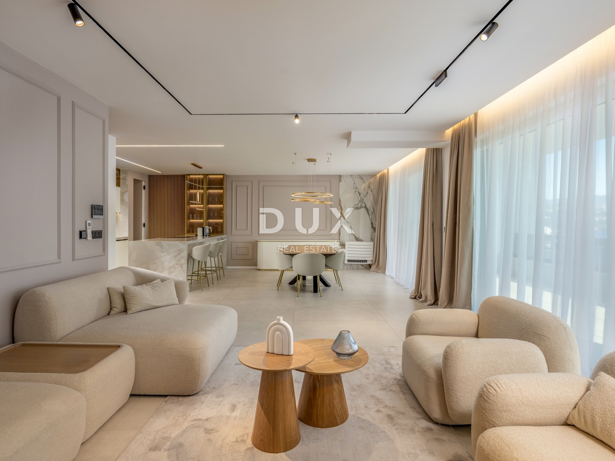 OPATIJA, CENTER - 134m2 prestižna stavba v vrhunski novogradnji, panoramski pogled na morje