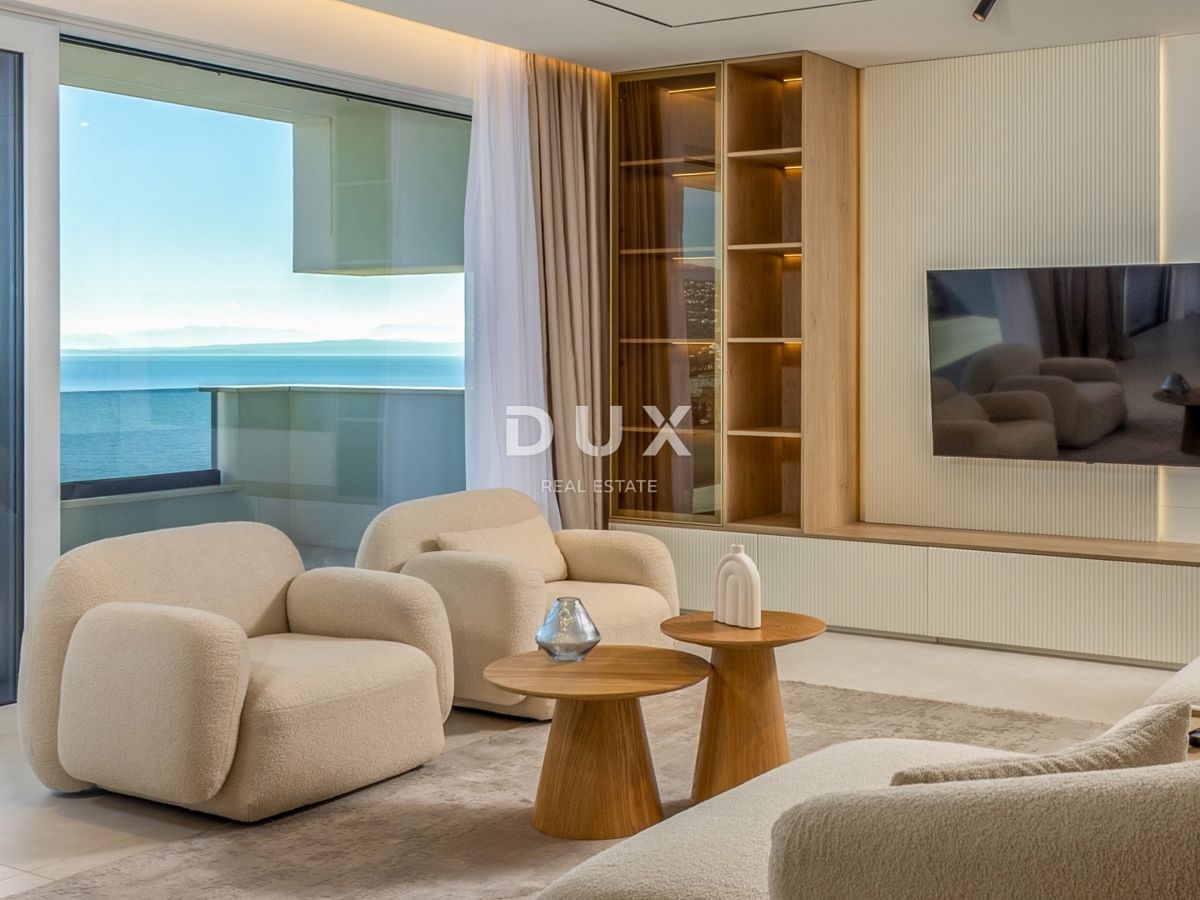 OPATIJA, CENTER - 134m2 prestižna stavba v vrhunski novogradnji, panoramski pogled na morje