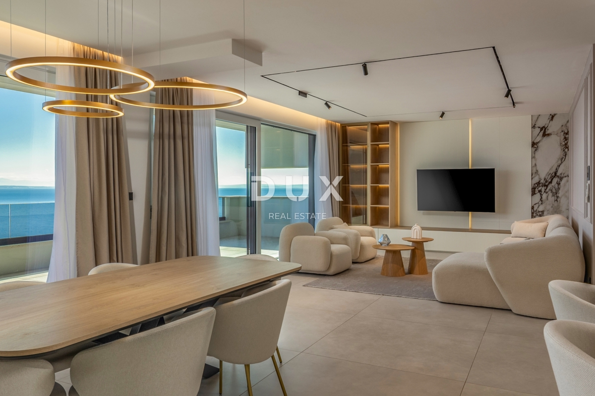 OPATIJA, CENTER - 134m2 prestižna stavba v vrhunski novogradnji, panoramski pogled na morje