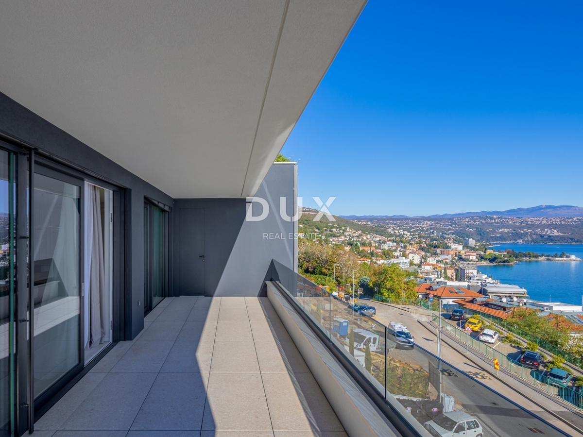 OPATIJA, CENTER - 134m2 prestižna stavba v vrhunski novogradnji, panoramski pogled na morje