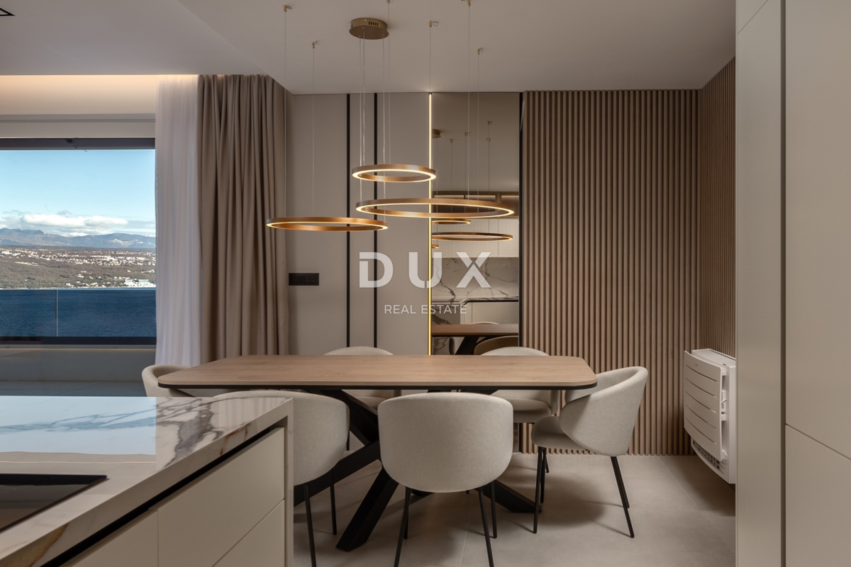 OPATIJA, CENTER - 134m2 prestižna stavba v vrhunski novogradnji, panoramski pogled na morje