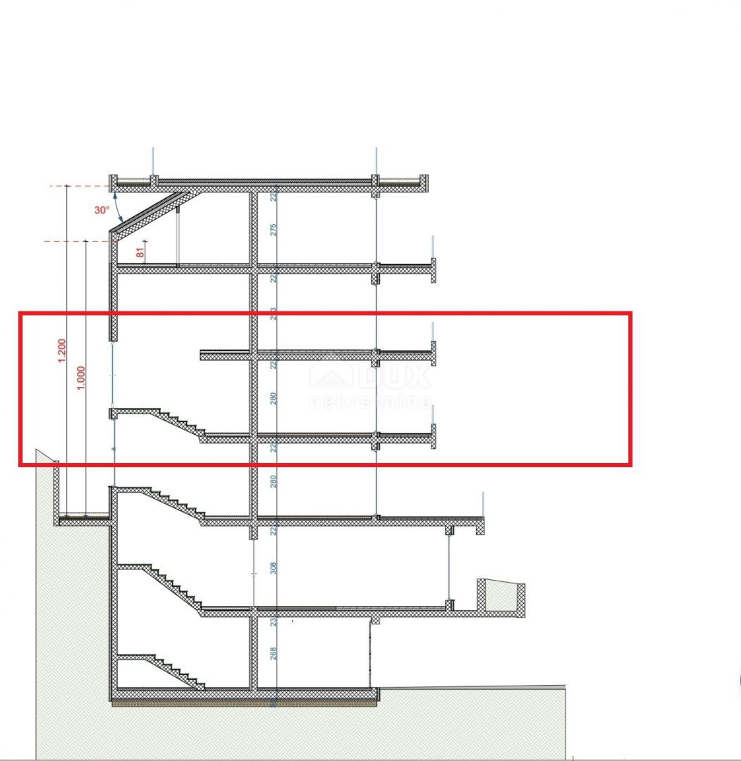 OPATIJA, CENTER - stanovanje 1. nadstropje 190m2 s panoramskim pogledom na morje in bazenom A4