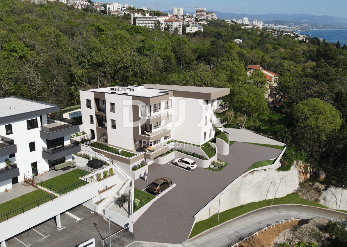 COSTABELLA, BIVIO, KANTRIDA- ekskluzivni penthouse 129,54m2, 100m od morja, čudovit razgled - APARTMA 4