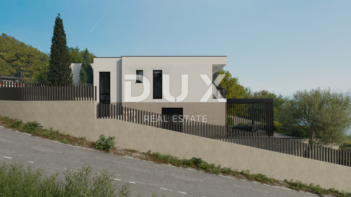 OPATIJA, POLJANE - Projekt vile s pogledom na morje