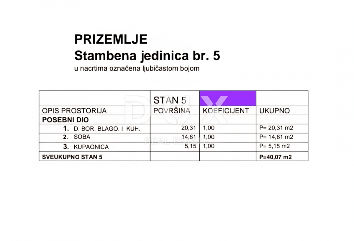 Stanovanje Crikvenica, 59,84m2