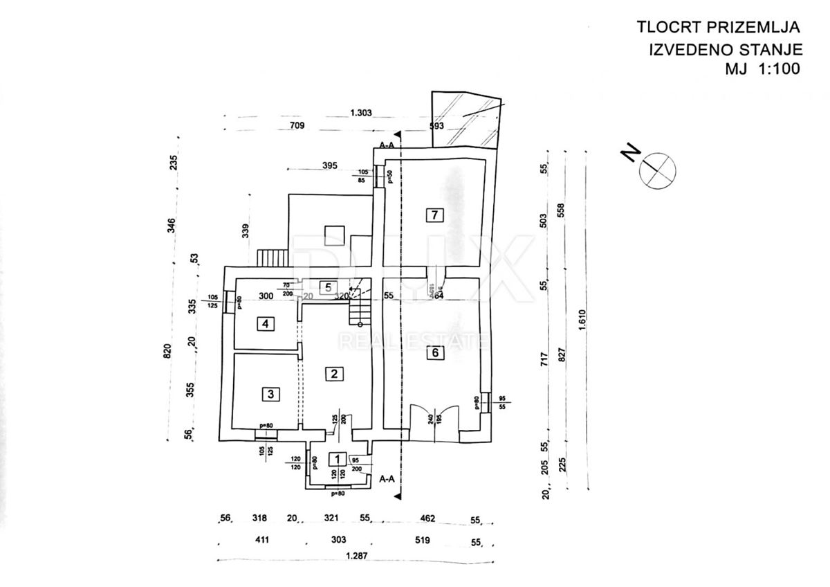 Hiša Oprtalj, 189,30m2