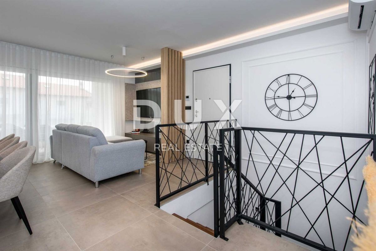 OTOK KRK, MESTO KRK - Dvoetažni apartma z vrtom in bazenom blizu morja