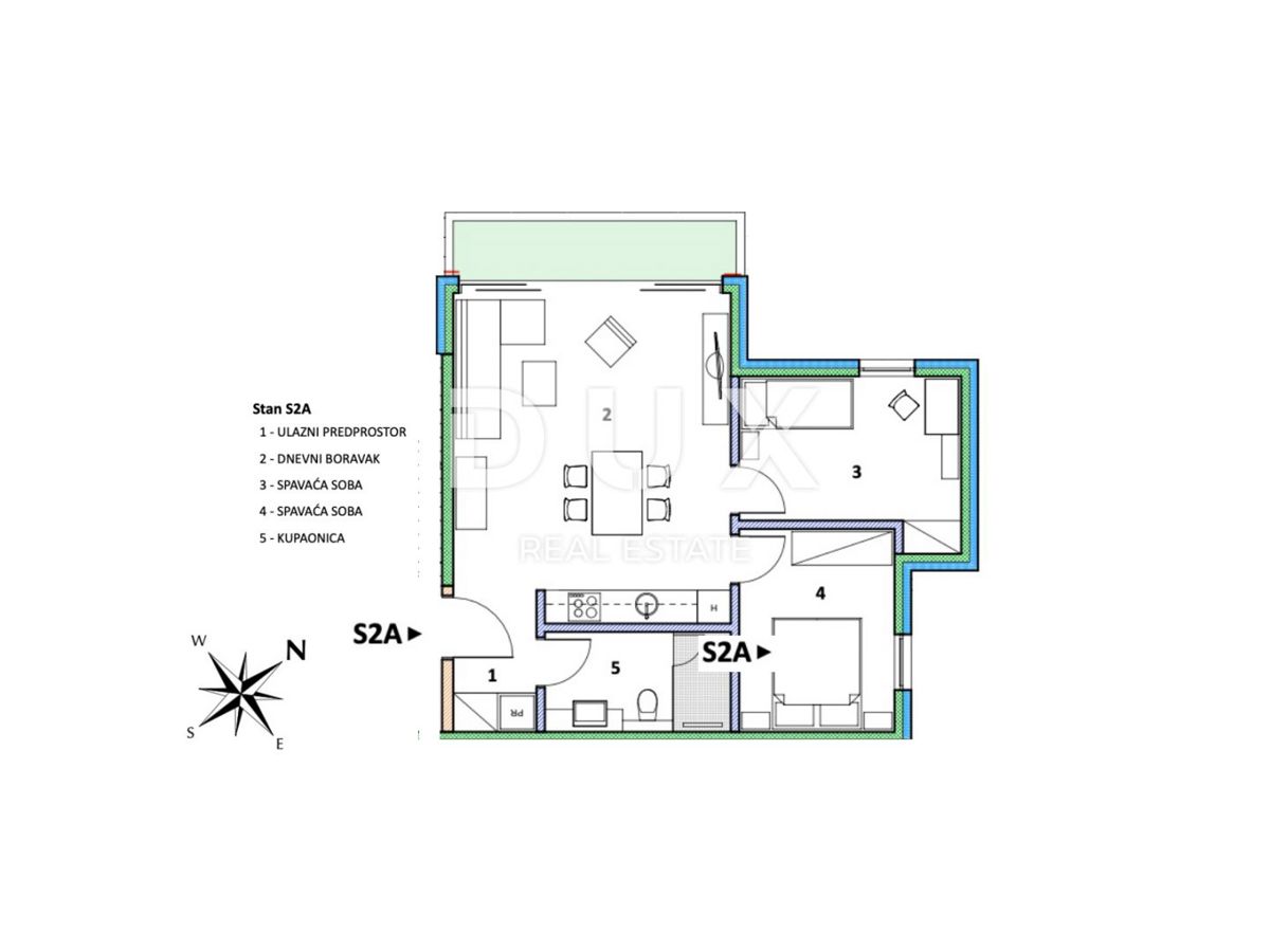 Stanovanje Umag, 70,40m2