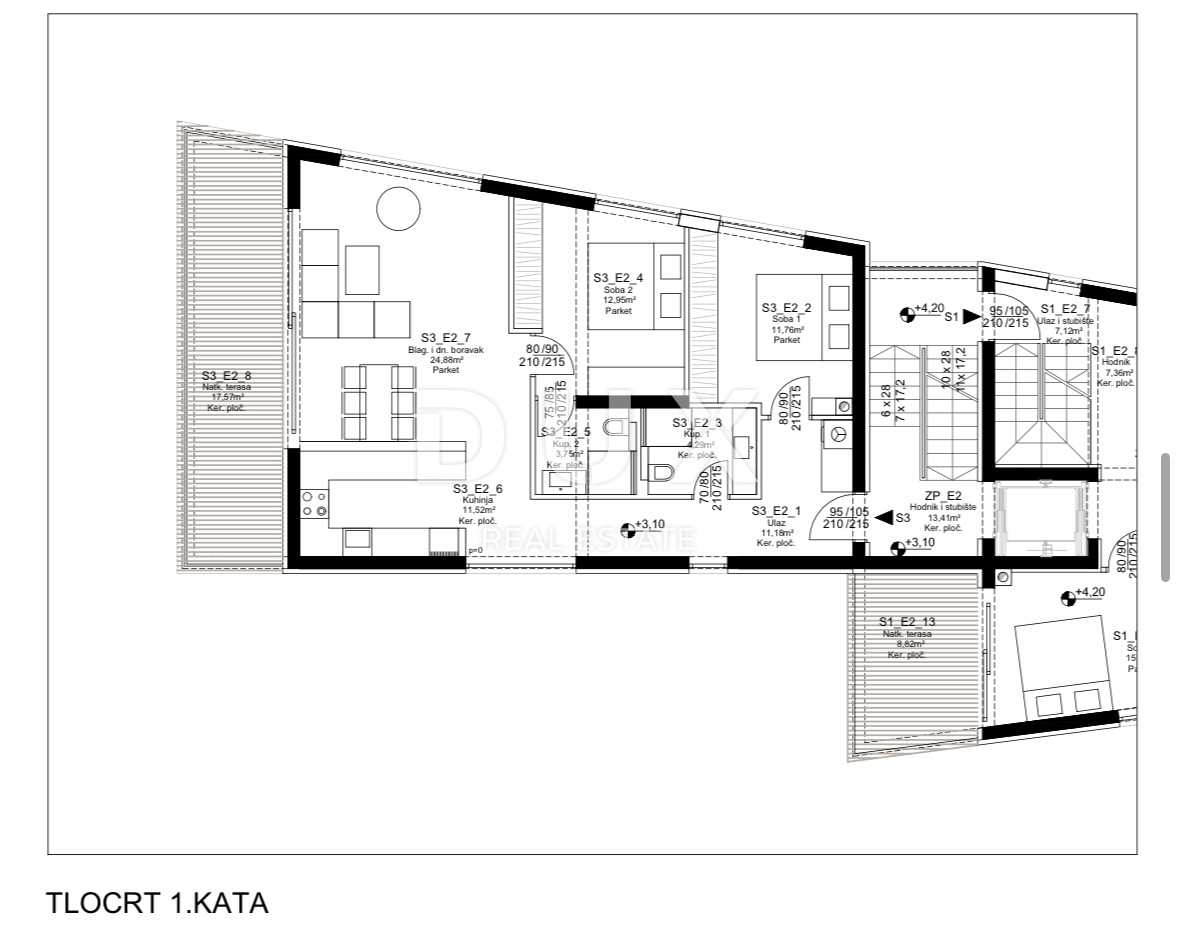 Stanovanje Petrčane, Zadar - Okolica, 192,12m2