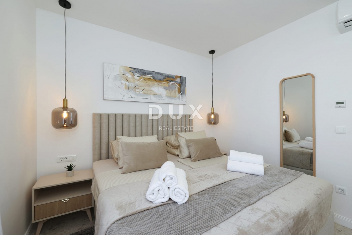 ZADAR, RTINA - opremljeno stanovanje z vrtom v bližini morja