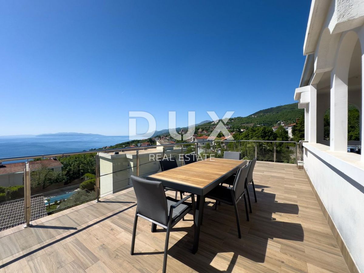 OPATIJA, POBRI - dizajnersko stanovanje s panoramskim pogledom na morje