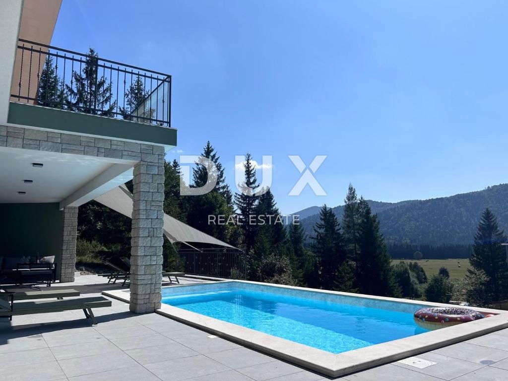 GORSKI KOTAR, RAVNA GORA - Pravljična vila z bazenom, jacuzzijem in savno!