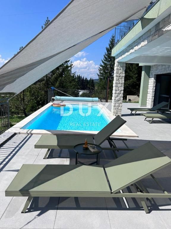 GORSKI KOTAR, RAVNA GORA - Pravljična vila z bazenom, jacuzzijem in savno!