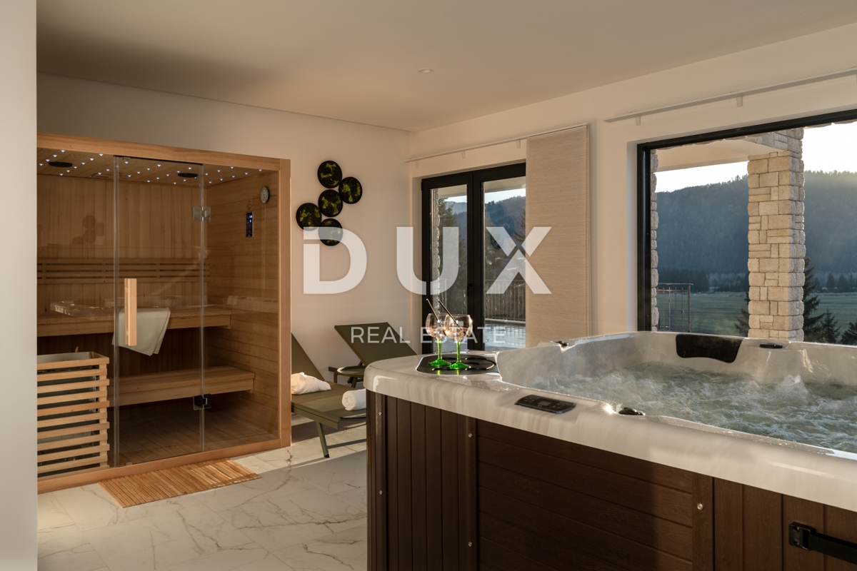 GORSKI KOTAR, RAVNA GORA - Pravljična vila z bazenom, jacuzzijem in savno!