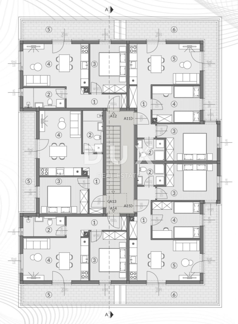 Stanovanje Šikići, Pula, 53,46m2