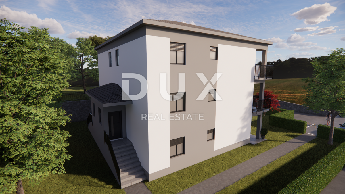 MATULJI, JUŠIĆI, JURDANI - pritlično stanovanje 62,34 m2 v novogradnji DB+2S z vrtom