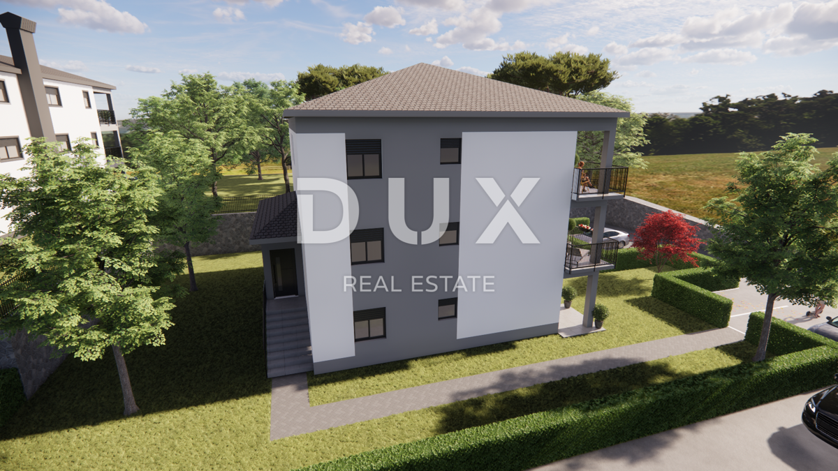 MATULJI, JUŠIĆI, JURDANI - pritlično stanovanje 62,34 m2 v novogradnji DB+2S z vrtom