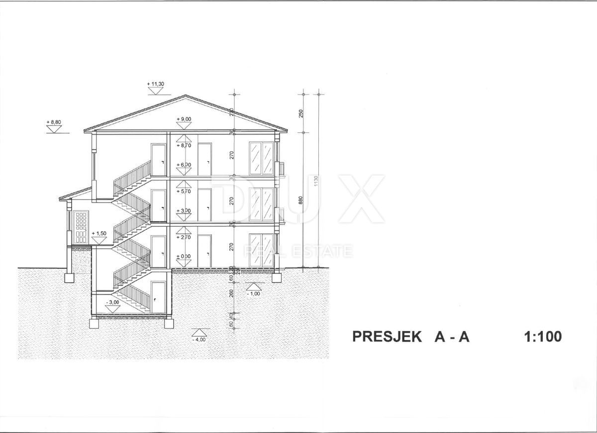 MATULJI, JUŠIĆI, JURDANI - pritlično stanovanje 62,34 m2 v novogradnji DB+2S z vrtom
