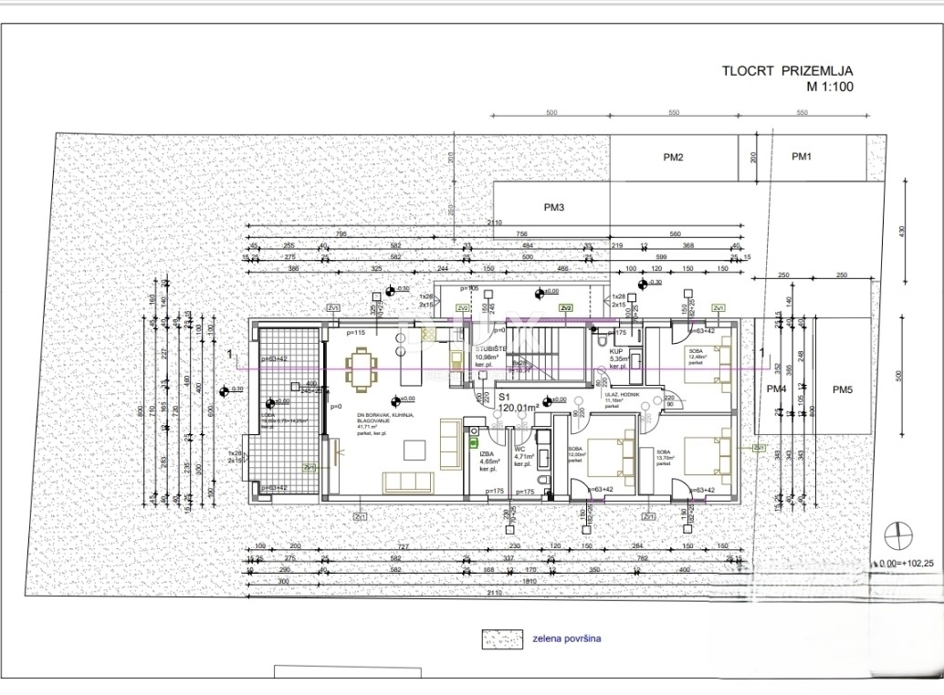 DUGO SELO - Novozgrajeno 4-sobno stanovanje s teraso in vrtom