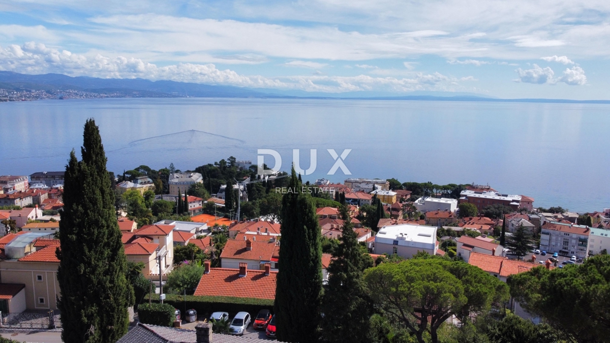 OPATIJA, CENTER - novogradnja - 3 gradbena zemljišča za gradnjo 18 luksuznih stanovanj, vrhunska lega nad centrom