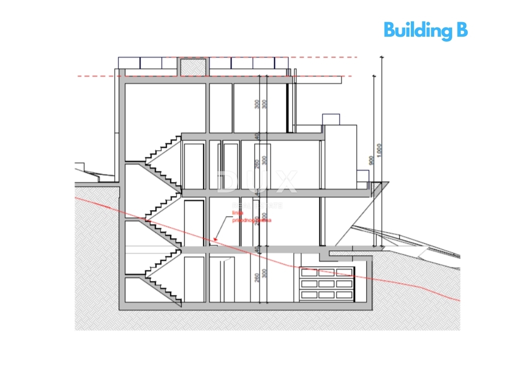 OPATIJA, CENTER - novogradnja - 3 gradbena zemljišča za gradnjo 18 luksuznih stanovanj, vrhunska lega nad centrom