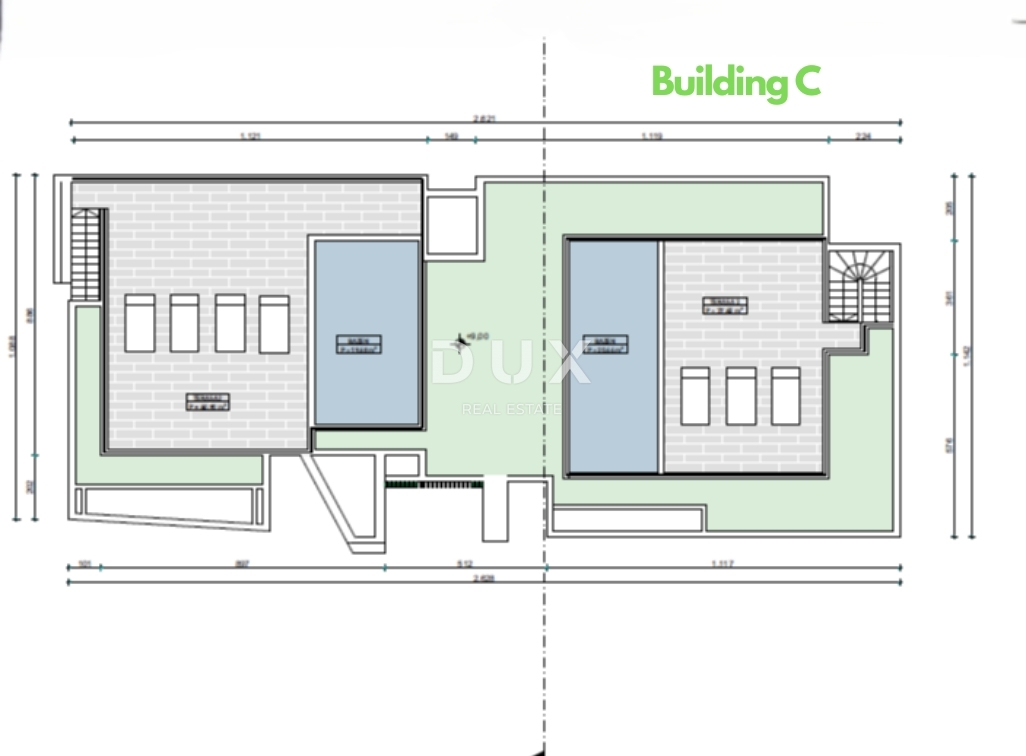 OPATIJA, CENTER - novogradnja - 3 gradbena zemljišča za gradnjo 18 luksuznih stanovanj, vrhunska lega nad centrom