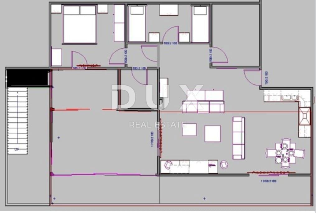 ISTRA, UMAG - Penthouse s pogledom na morje, 200m od plaže!