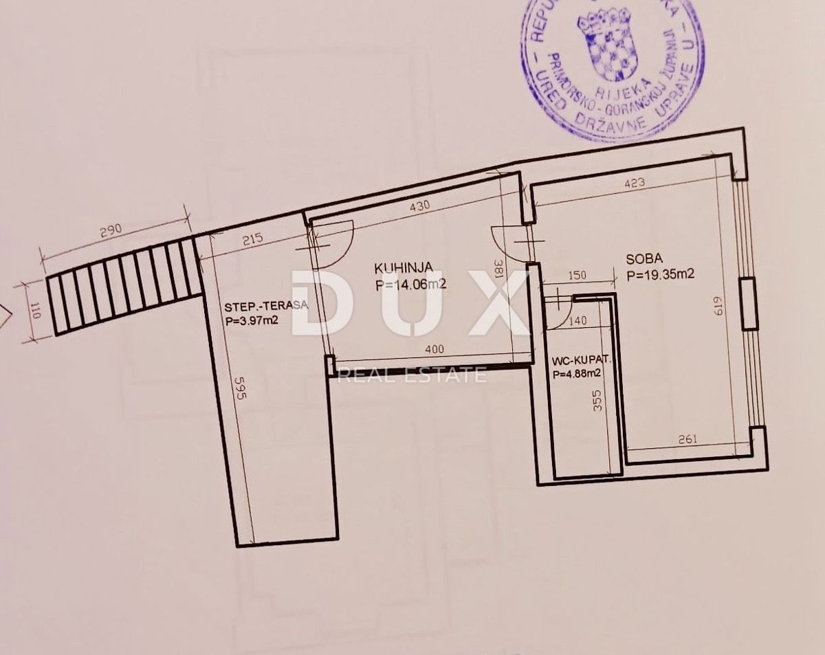RIJEKA, TRSAT - Stanovanje za investicijo na odlični lokaciji