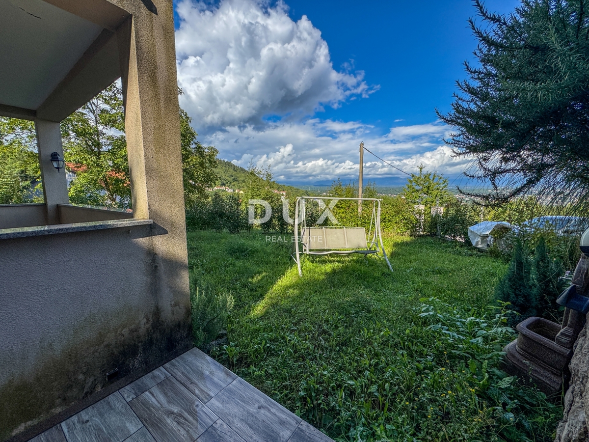RIJEKA, MATULJI - čudovito stanovanje z vrtom v novejši hiši, idealen družinski dom ali naložba v bližini infrastrukture in mesta