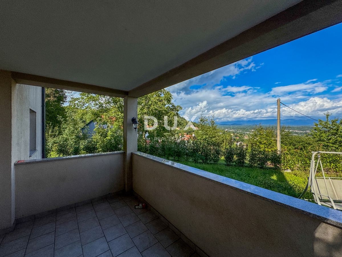 RIJEKA, MATULJI - čudovito stanovanje z vrtom v novejši hiši, idealen družinski dom ali naložba v bližini infrastrukture in mesta