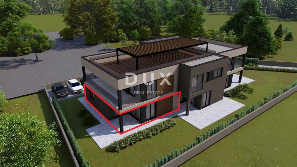 ISTRA, POREČ - 2-sobno stanovanje v pritličju z zasebnim dvoriščem, blizu centra mesta in plaž