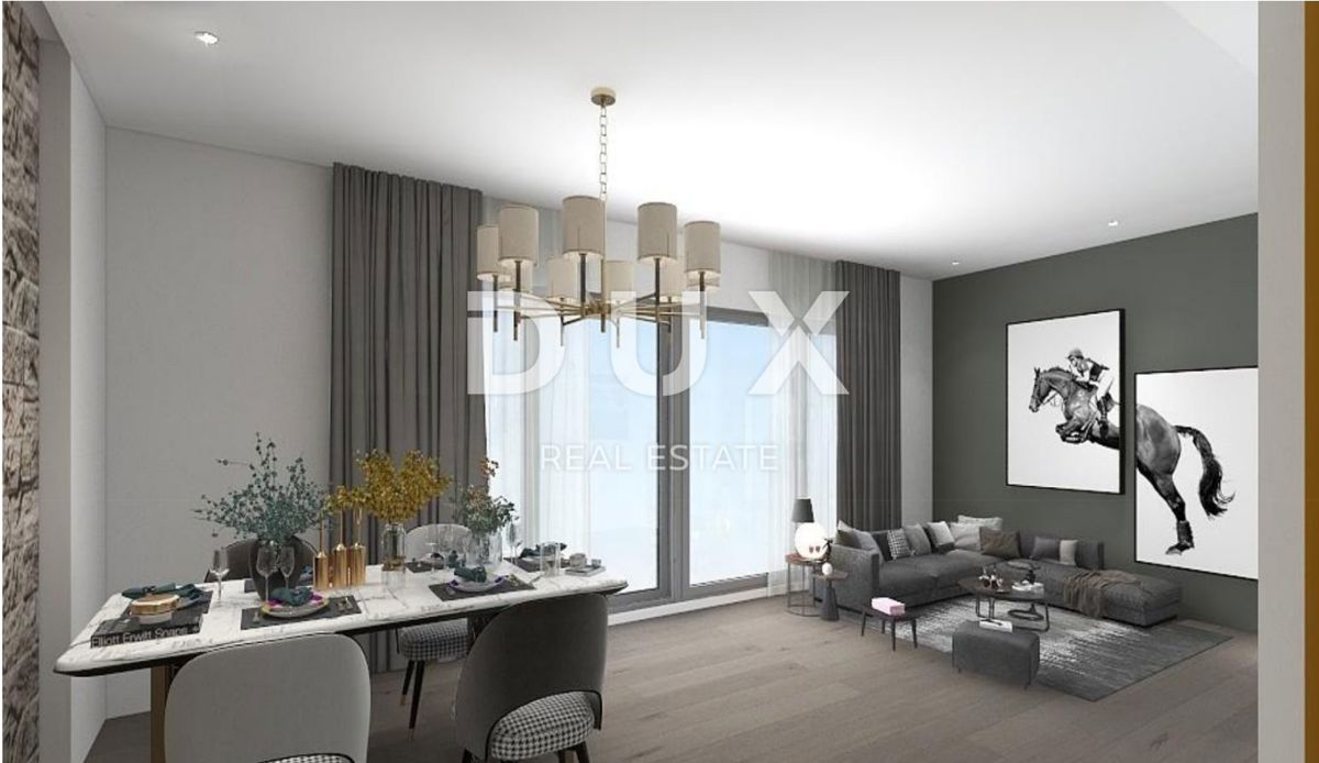 OPATIJA, BRSEČ, NAČINOVIĆI - gradbeno zemljišče 543m2 s projektom za vilo in panoramskim pogledom na morje 