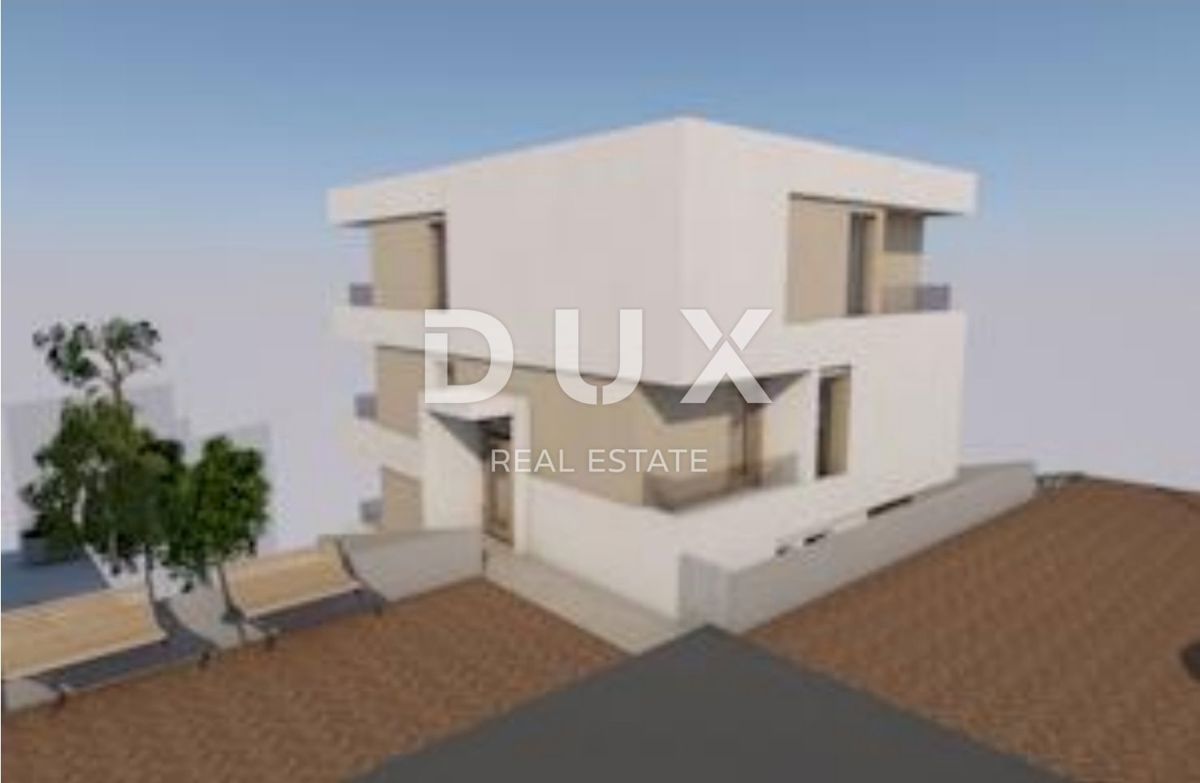 OPATIJA, BRSEČ, NAČINOVIĆI - gradbeno zemljišče 543m2 s projektom za vilo in panoramskim pogledom na morje 