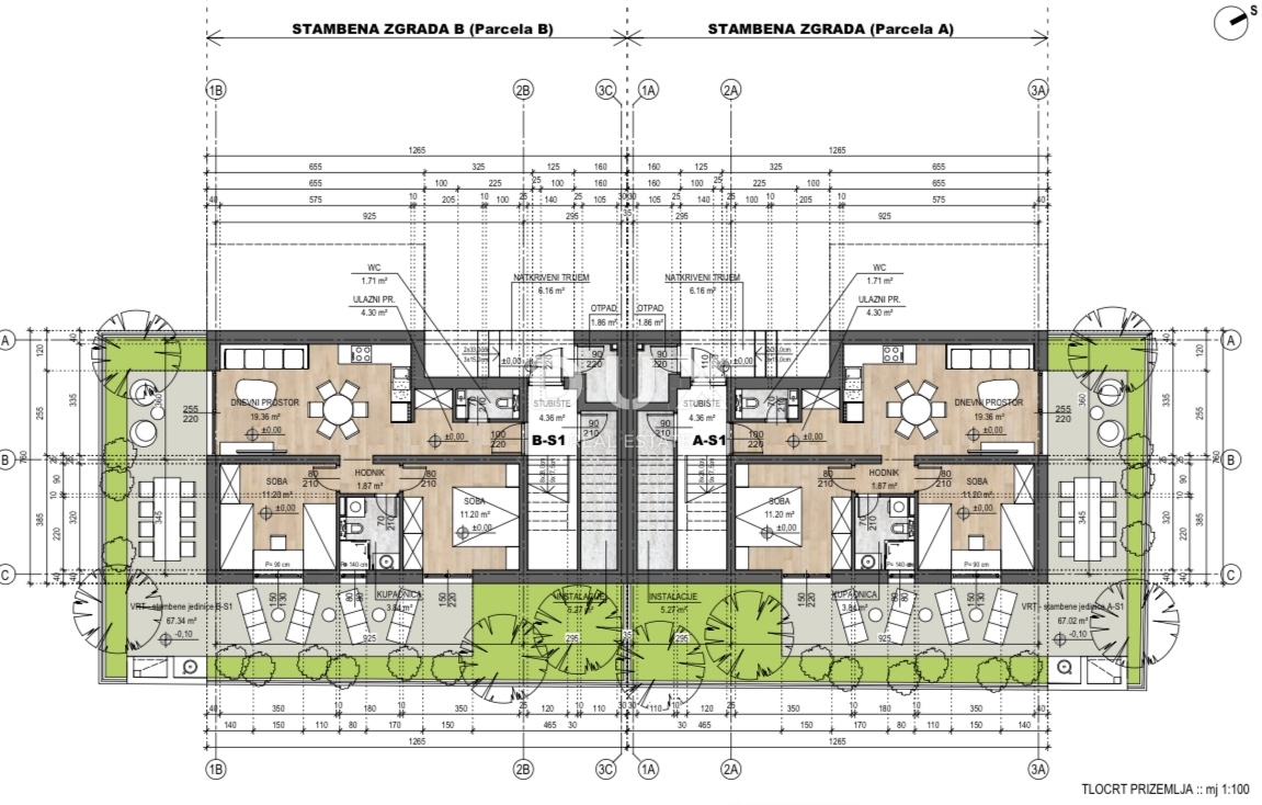 ZAGREBAČKA, DONJI STUPNIK - Odlična naložba - gradbeno zemljišče s projektom in dovoljenjem!