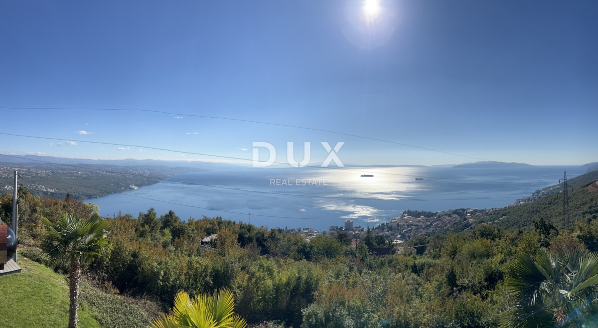OPATIJA, BREGI - čudovito stanovanje s panoramskim pogledom na morje