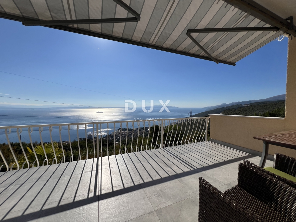 OPATIJA, BREGI - čudovito stanovanje s panoramskim pogledom na morje