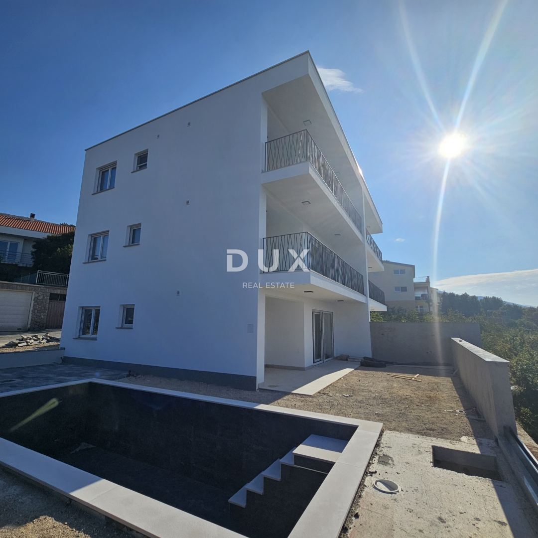 NOVI VINODOLSKI, SMOKVICA - stanovanje v novogradnji, blizu morja