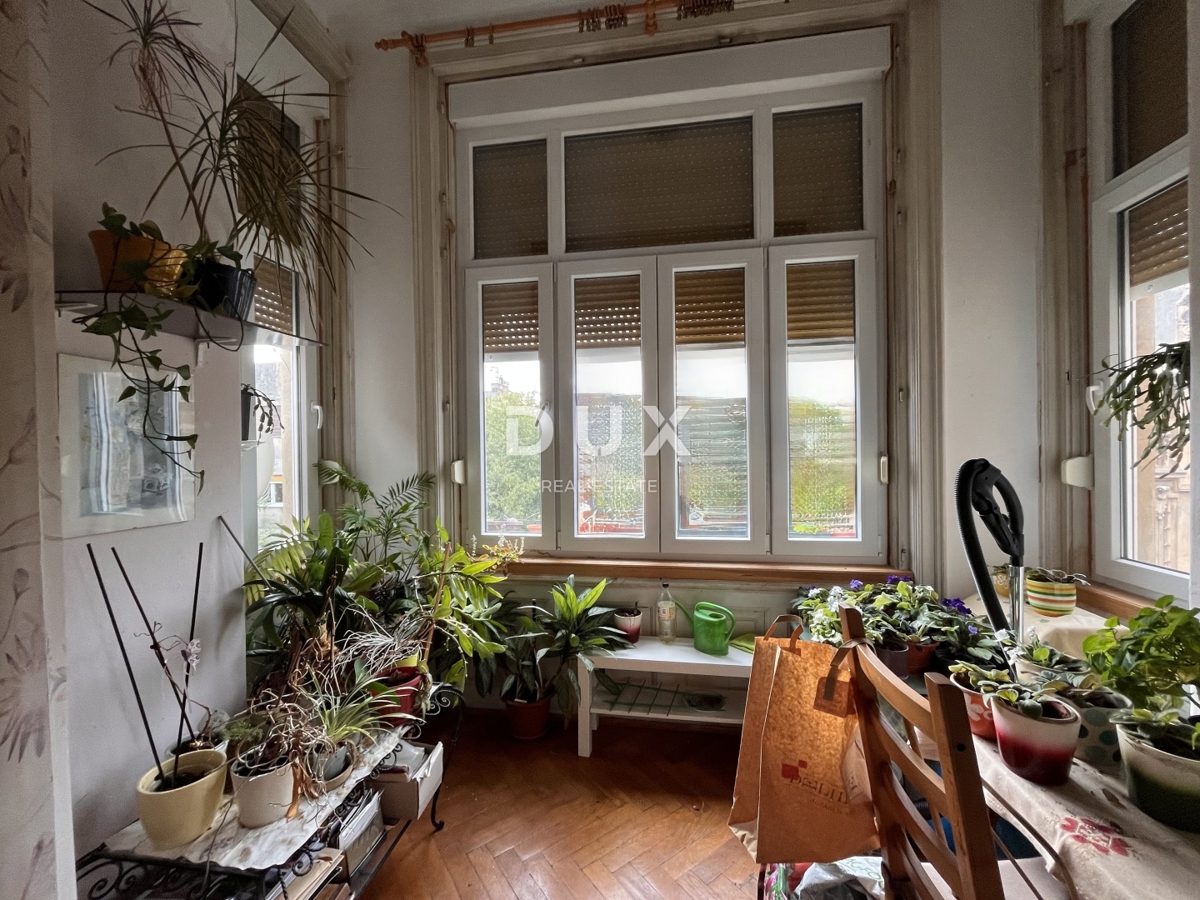 RIJEKA, BELVEDER - 6-sobno stanovanje z ložo in balkonom za investicijo na odlični lokaciji