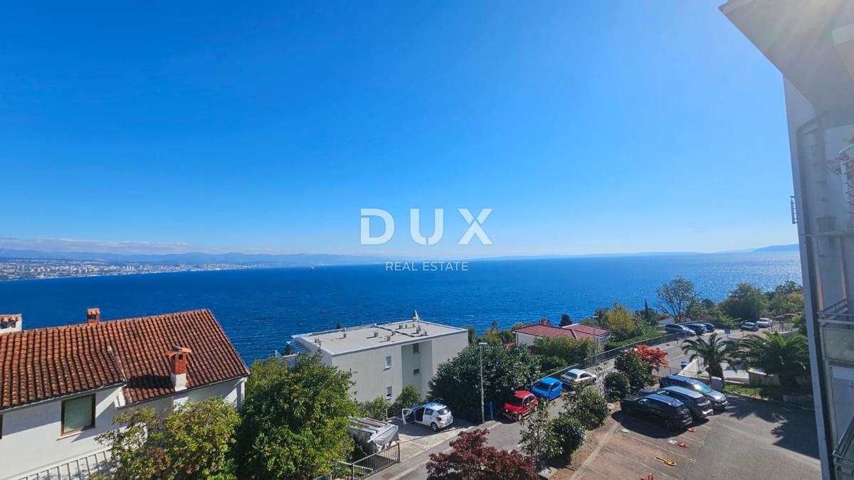 OPATIJA, CENTER - 2 spalnici + dnevna soba, 75m2, kraj, kjer se vsak dan začne s pogledom na morje