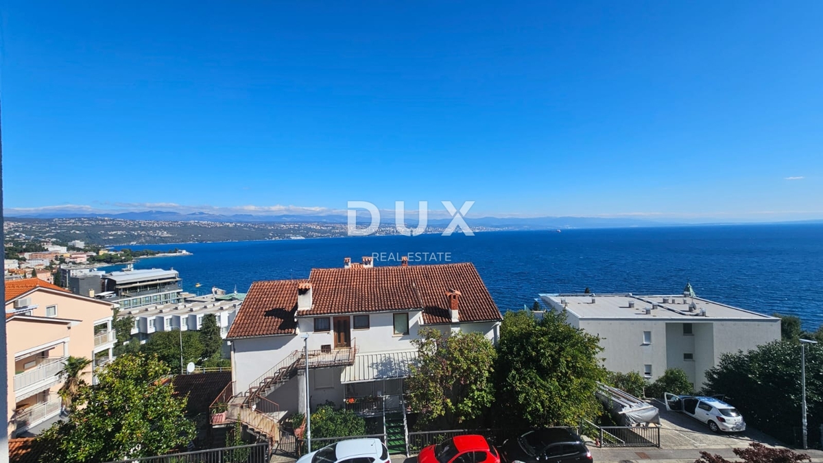 OPATIJA, CENTER - 2 spalnici + dnevna soba, 75m2, kraj, kjer se vsak dan začne s pogledom na morje