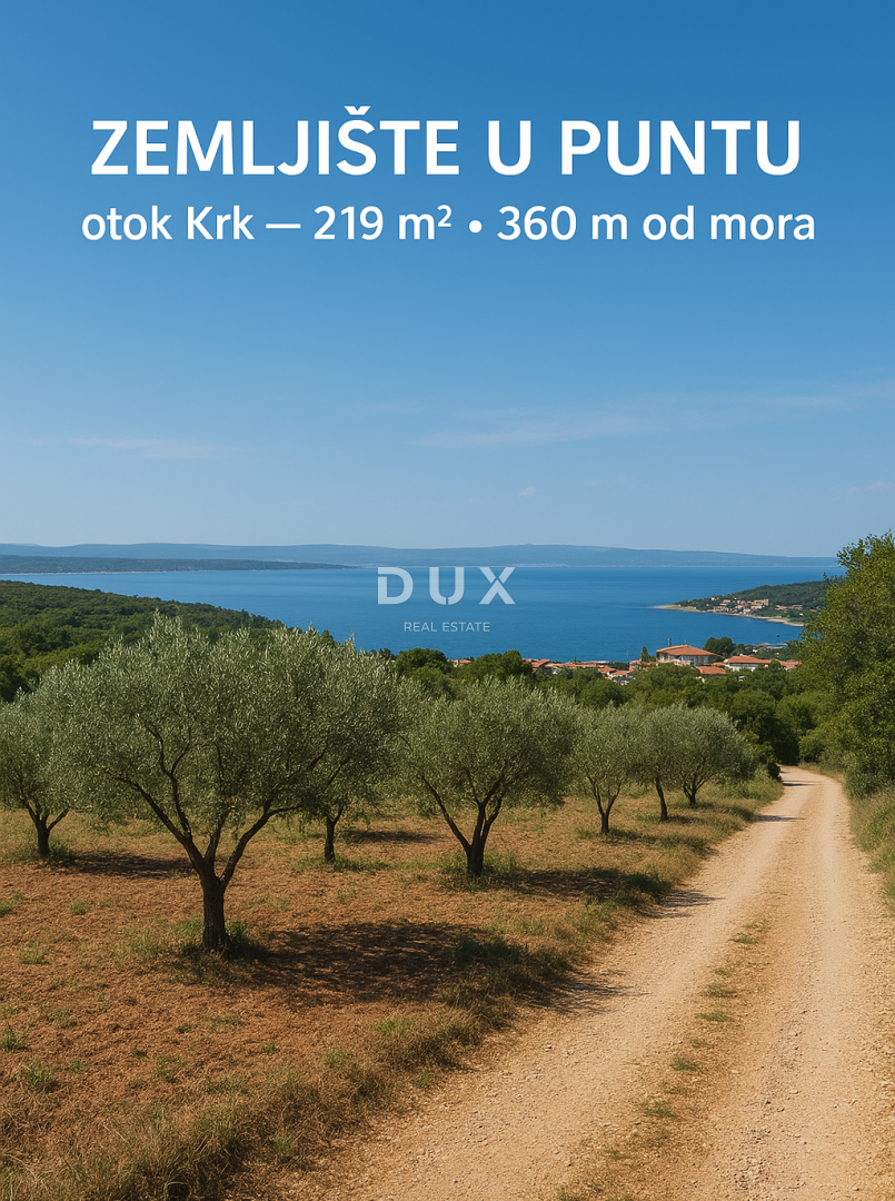OTOK KRK, PUNAT - Kmetijska zemljišča