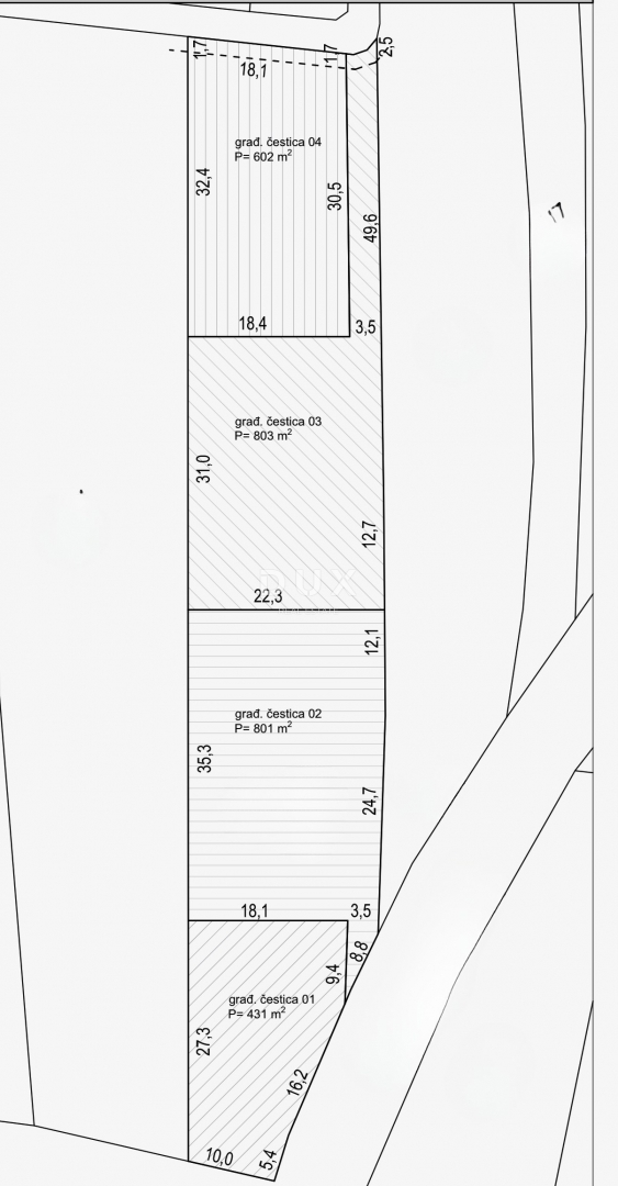 ZEMUNIK DONJI - Zazidljivo zemljišče 2000m² - Možna parcelacija!