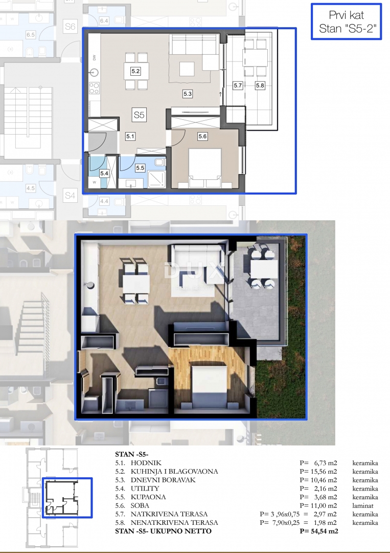 ISTRA, LABIN - Stanovanje v moderni novogradnji